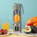 Portable Electric Juicer Cup Handheld 6-Blade USB Rechargeable Multifunctional Fruit Blender 380Ml Mini Juicer